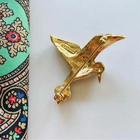 Vintage D’Orlan bird brooch 🇨🇦 - Picture 5 of 9